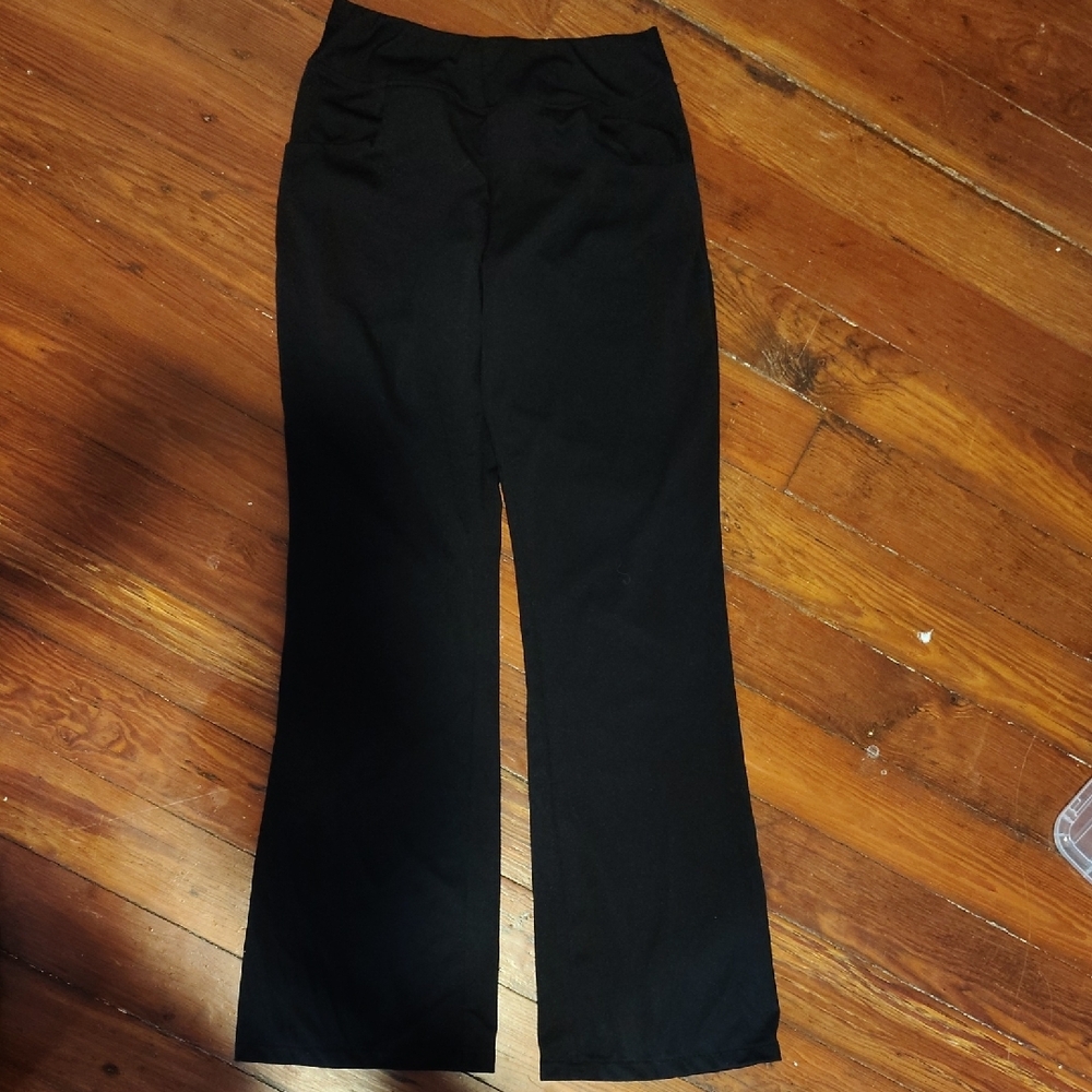 Classic Black Wide-Leg Pants